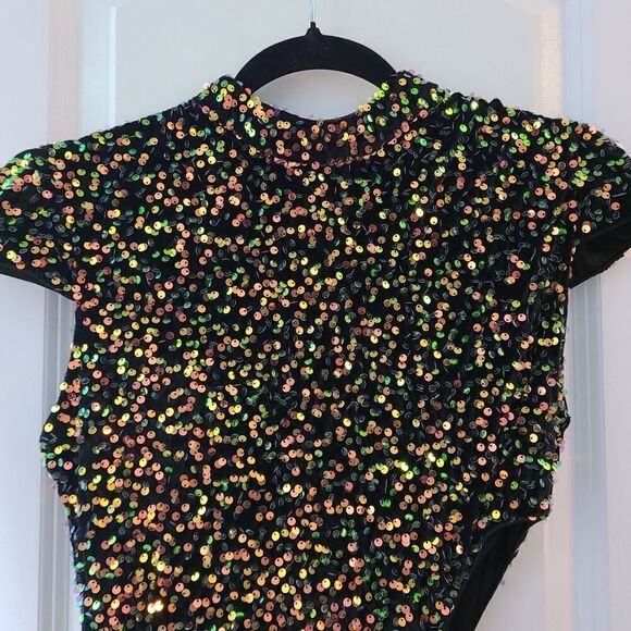 Sequin Bae Bodycon Cut Out Waist Formal Cocktail Dress - Picture 8 of 13